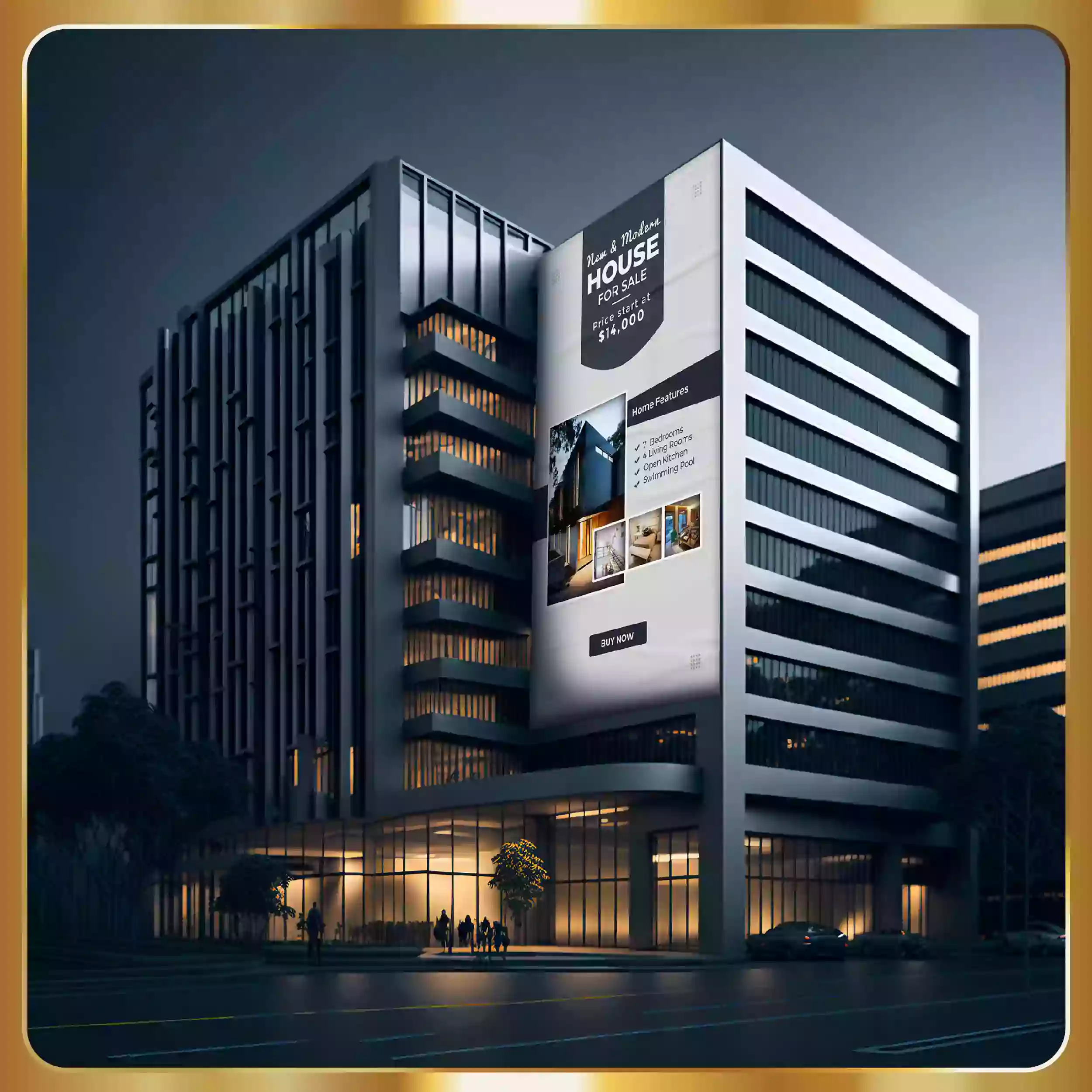 The building where the hotel is located.